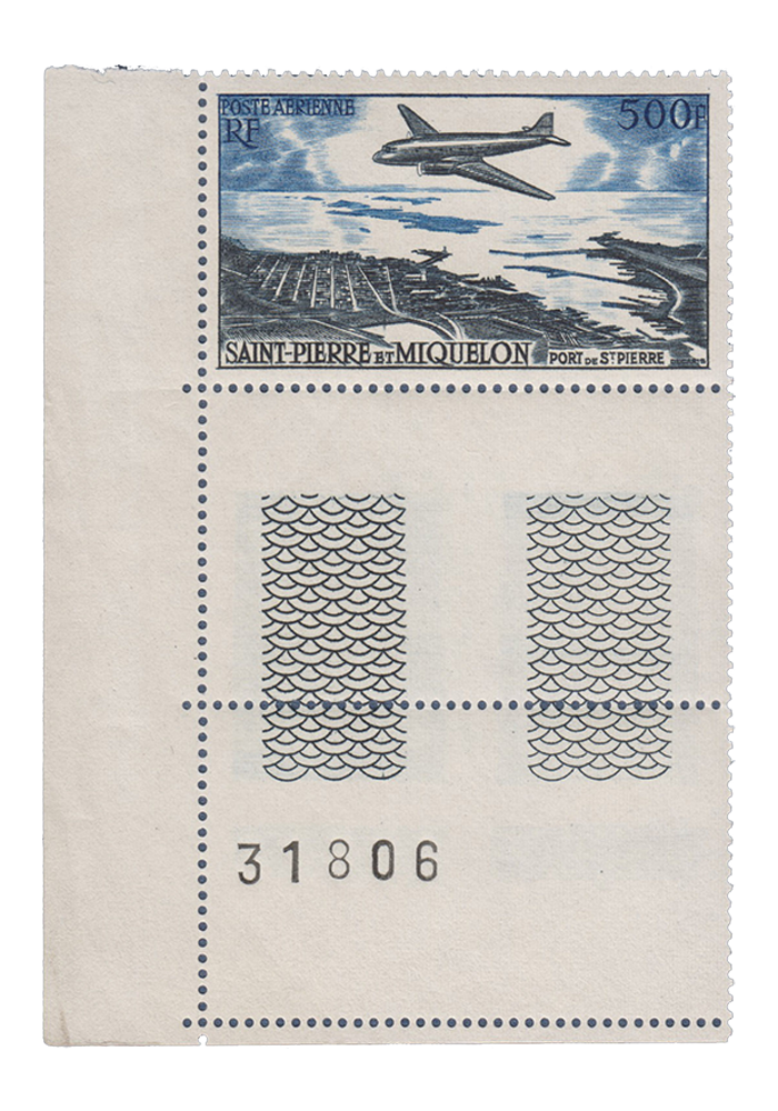 Plane Over St. Pierre Harbour